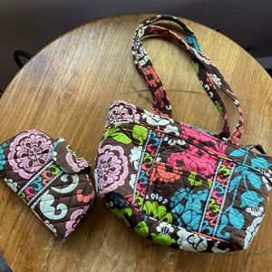 Vera Bradley small tote and wallet set
